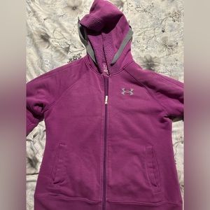 Under Armour Hoodie purple size large